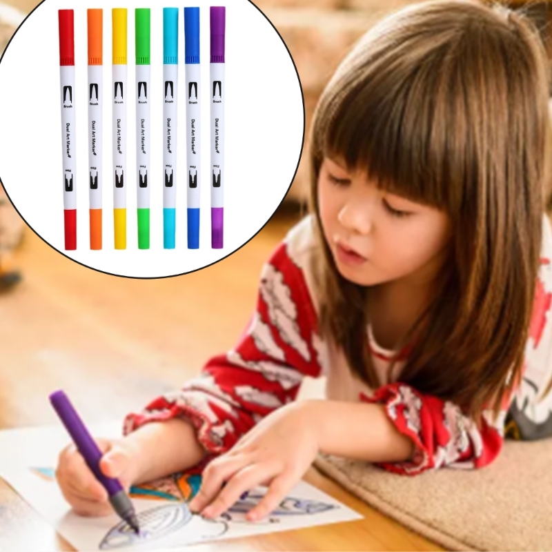 60/72/80/100 Color Acrylic Pen Acrylic Markers Quick Drying Coloring Markers
