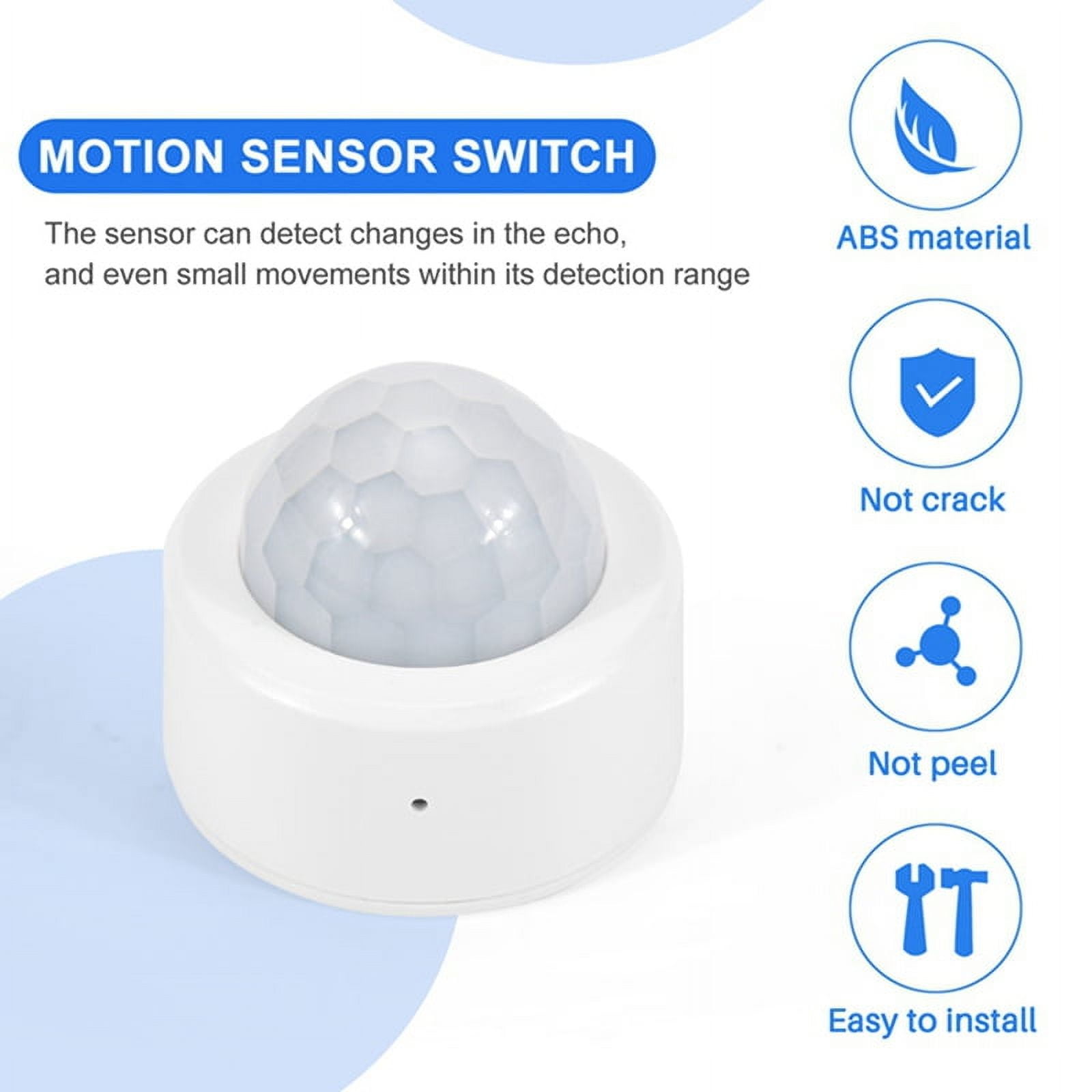 6X Tuya Zigbee PIR Motion Sensor Human Body Motion Sensor Smart Life Control Works with   Home