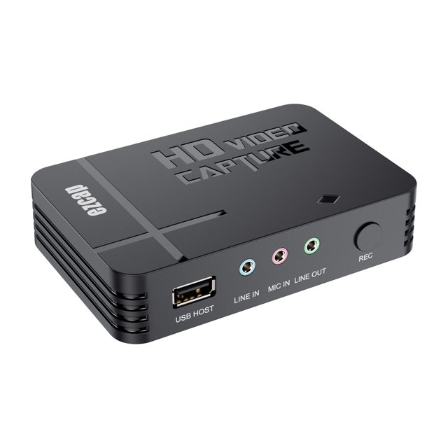 ezcap Capture Vidéo, Entrée Av Capture Audio Vidéo avec Sortie Av Entrée Audio Sortie Entrée Micro Sortie Audio Capture Audio Eryue Vidéo Capture Diffusion Vidéo en Direct et Live And Play