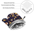 thumbnail image 6 of Pofeuu Turkey And Autumn Print Oven Mitts and Pot Holders 4 pcs Set,High Heat Resistant 500 Degree Extra Thicken Long Kitchen Cotton Oven Glove for Cooking, 6 of 6