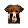 thumbnail image 4 of Halloween Shirts for Kids Pumpkin Ghost Tshirt Halloween Clothes 2-13 Years, 4 of 6