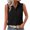 Black, variant on Htigea Womens Short Sleeve Shirts V Neck Collared Button Down Shirt Tops with Pockets Black,M