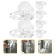 thumbnail image 2 of WORGEOUS 6pcs adhesivo soporte para cepillo de dientes de la pared de la pared del cepillo del cepillo del cepillo de dientes de la pared de la pared, 2 of 8