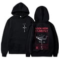 thumbnail image 4 of Sudadera con capucha estampada para hombre LOOK MOM I CAN FLY, ropa creativa con cuello redondo, sudadera de moda de gran tamaño, sudadera con capucha de cuello redondo para hombre, 4 of 5