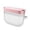 Or Rose Blanc, variante sur Miulika Housse de Protection pour Oreillette avec Mousqueton Coque Rigide Antichoc pour Hommes Femmes Bleu Gris