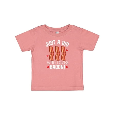 

Inktastic Just a Kid Who Loves Bacon Gift Baby Boy or Baby Girl T-Shirt