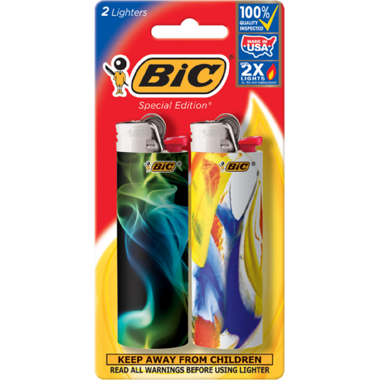 BIC Special Edition Bohemian Series Lighter, 2 Pack