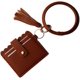 thumbnail image 2 of Pulsera con borlas de cuero PU, llavero, monedero, tarjetero, para mujer, 2 of 3