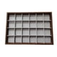 thumbnail image 4 of Bandeja organizadora de madera para joyas, caja para cajón, pendientes, pulseras, broches. 24 compartimentos, 4 of 8