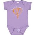 thumbnail image 3 of Inktastic Leukemia Awareness with Orange Ribbon Heart Boys or Girls Baby Bodysuit, 3 of 5