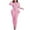 Pink, variant on Border Exclusive Supply Source Women's Clothing European And Fashion Ruffles Air Layer Small Suit Casual Suit Business Suit Women Overalls Women's Dressy Pant Suits Padding Women Junior Business Suit