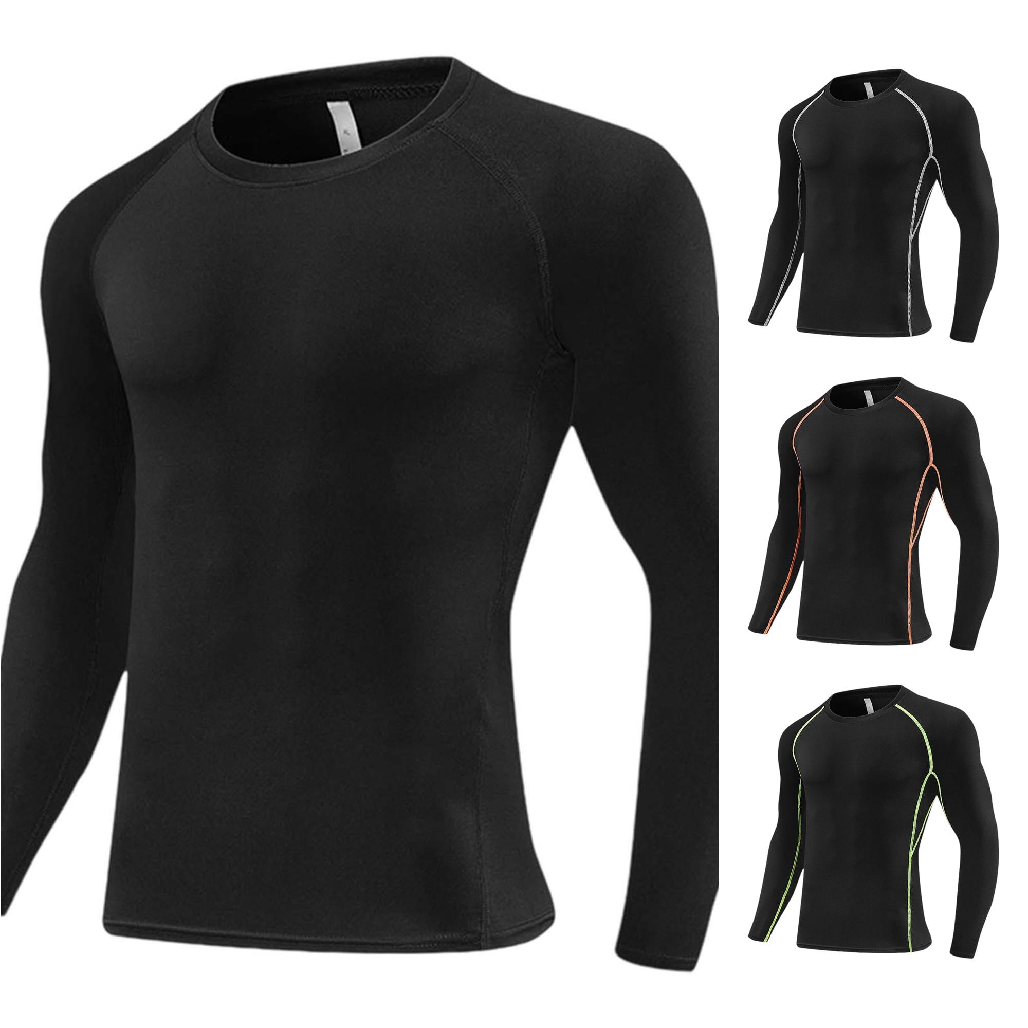 Boys Tops Compression Base Layer Top for Daily Outdoor Play and Training | Lightweight -Drying Elastic Fit for 3-12-Year-Olds