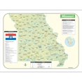 thumbnail image 1 of Universal Map 762536462 Missouri Shaded Relief Map, 1 of 1
