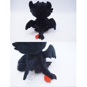 C&H Creative Light Fury and Toothless Stuffed Animals and Plush Toys, Black
