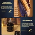 thumbnail image 4 of Quill Pen 15ml Ink Set Ink Painting Outlining Gothic Pen English Calligraphy Dip Pen with 5 Replacement Nibs Fire Paint Seals Matching Pen Stand, 4 of 7