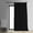 Black, variant on Half Price Drapes Signature Hunter Green Velvet Blackout Curtains For Bedrooms (1 Panel), 50WX 84L
