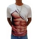 thumbnail image 2 of Camiseta Estampado 3d Músculos Para Hombres, 2 of 4