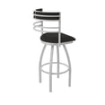 thumbnail image 2 of 860 Hunter 36" Swivel Bar Stool with Anodized Nickel Finish and Canter Espresso Seat and Back, 2 of 5