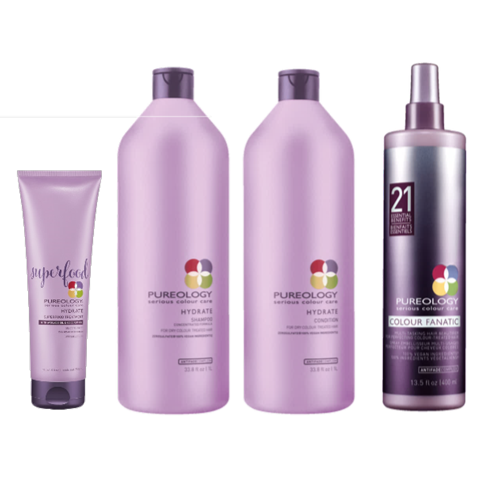 Pureology Pureology Hydrate Litter Set Shampoo 33.8oz, Conditioner