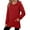 Red, variant on ZHYou Women Long Hooded Sweatshirts,Pullover,Casual Basic Tops,Soft,Side Split Hoodies for Women,Purple,Size L