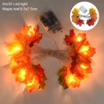 thumbnail image 1 of Guirnalda de Hojas de arce artificiales para decoración del hogar, guirnalda de luz de 3M, 20LED, vid de otoño, calabaza de Arce, Halloween, fiesta de Acción de Gracias, navidad, 1 of 4