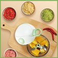 thumbnail image 4 of Cortador de Portátil: Cortador Manual de Verduras Multifuncional para Cocina, Máquina Pequeña para Hacer Puré de Fácilmente., 4 of 5