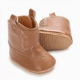 thumbnail image 4 of Baby & Toddler Western Cowboy Boots for Girls Boys Cozy Boots Baby Girl Shoes Non-Slip Crib Shoes for Toddlers Size 12-15 Months, 4 of 9