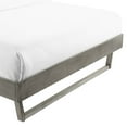 thumbnail image 6 of Modway Billie Full Rubberwood and MDF Wood Platform Bed Frame in Gray, 6 of 7