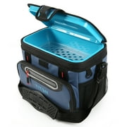 Titan by Arctic Zone 12 Can Zipperless Soft Cooler, 8 Quart, Ocean Blue