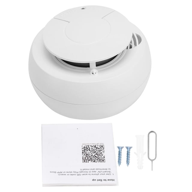 Wifi Detector De Humo Sensor De Alarma De Incendio Sistema De Control De Seguridad Inteligente Para El Hogar Para Tuya Cateissary EL006850-00