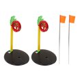 thumbnail image 2 of Puntas de pesca flotantes 2PCS Bandera de pesca en hielo Colores brillantes Fácil de instalar con gancho y línea para uso en exteriores, 2 of 7