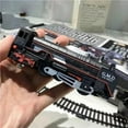 thumbnail image 6 of Electric Freight Train Set with Light-Up Tracks, STEM Railway Toy for Kids, Interactive Christmas Train Gift for Boys & s, 6 of 9
