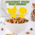 thumbnail image 6 of QARUN 96Pcs Fruit Fly Traps Yellow Sticky Traps Fungus Gnat Traps Insect Bug Traps for Indoor Outdoor Kitchen Plants Whitefly Mosquitos Fungus Gnats Flying Insects, 6 of 7