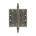 thumbnail image 2 of Deltana Dsbp45 4.5" X 4.5" Solid Brass Square Corner Plain Bearing Mortise Hinge - Nickel, 2 of 2
