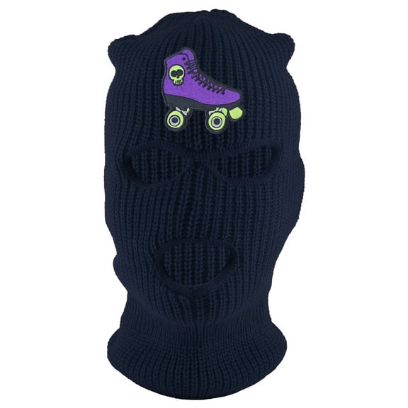 Gravity Threads Rollerskate Patch 3-Hole Ski Mask - Navy