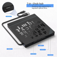 thumbnail image 1 of External DVD Optical Drive Laptop Desktop Universal Multifunction CD Burner USB3.0 External Optical Drive Player, 1 of 8
