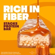 Quest Stacks Protein Bars, Salted Caramel Flavor, 20g of Protein, 4 Count