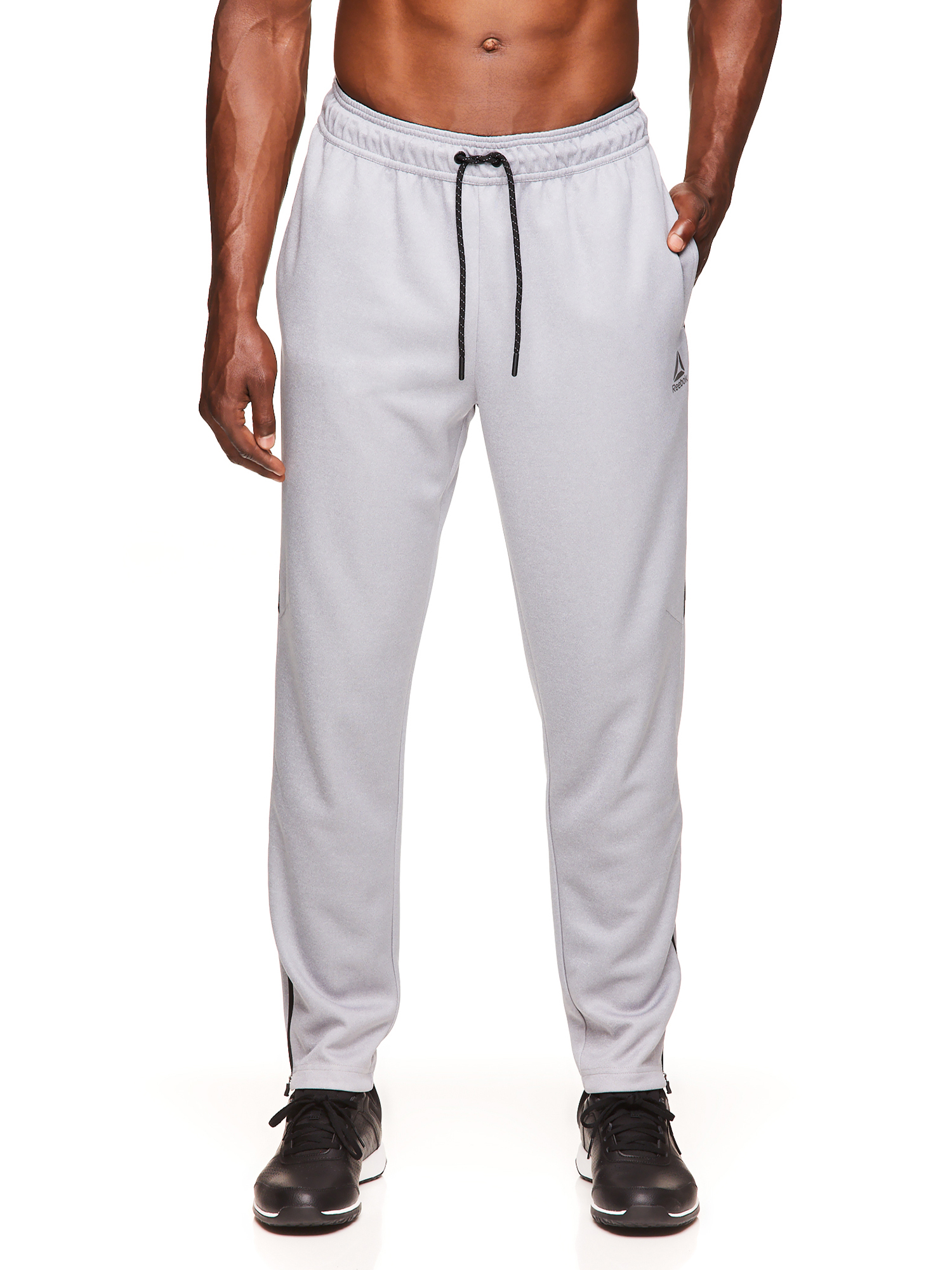 Reebok Men's and Big Men's Active Interlock Pants, up to Size 3XL - image 1 of 4