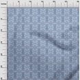 thumbnail image 3 of oneOone Cotton Silk Medium Blue Fabric Block Craft Projects Decor Fabric Printed By The Yard 42 Inch Wide-JB, 3 of 5