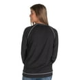 thumbnail image 2 of Cowgirl Tuff Western Sweatshirt Womens Buckin' Bronco XL Black H00675, 2 of 2