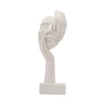 thumbnail image 2 of Estatuas de pensadores, rostro de mujer, arte, estatua, adorno, figura abstracta, artesanía para Blanco, 2 of 9