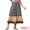 Black, variant on DARING DIVA Women's Summer Beach Graphic Midi Western Skirts Small Black