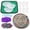 L, variant on 3 Sets DIY Stepping Stone Kit for Kids, Handprint Garden Stone Kit with Round Mold, Letter and Number Stamps, Shaped Mosaic Gems, Tools, Gloves and Mat for Outdoor Yard Decor - NO Cement Mix (L)