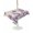 Beige, variant on Outdoor Tablecloth with Umbrella Hole for Patio/Picnic/Party/Camping, Purple Flowers Waterproof Table Cloth Square Cover Washable, Butterfly Spring Floral Rustic Farmhouse (60"x 60")