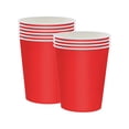 thumbnail image 1 of Fournitures de Fête de Noël Ensemble de 10 Pcs Gobelets en Papier Jetables Rouges et Verts et Mouchoirs en Papier pour Vaisselle des Fêtes, 1 of 6