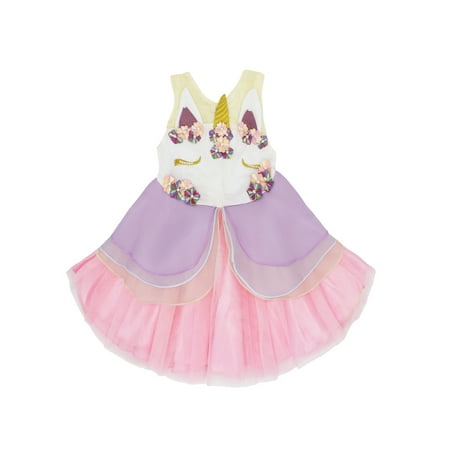 

Baby Girls Unicorn Princess Tutu Dress (Pink 120/2-3 Years)