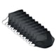 thumbnail image 5 of 10 piezas a prueba de polvo, 3 capas, lavable, reutilizable, cubierta protectora orejeras para hombres y mujeres, negro, 5 of 9