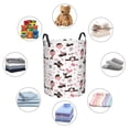 thumbnail image 4 of Fotbe Dachshund Dog Puppy Cesto de Ropa con Asas, Cesto Impermeable de Gran Capacidad, Bolsa de Lavado para Dormitorio, Cesto de Ropa con Ruedas y Asas-Small, 4 of 6