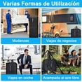 thumbnail image 2 of AdooAdii Bolsa de Equipaje de Transporte 160L, Bolsa de Lona con Ruedas 360º Gran Capacidad Bolsa de Maleta Extensible Plegable Oxford Resistente Ligera, Mochila Impermeable para Viajes Hogar Negocios, 2 of 6