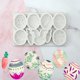 thumbnail image 3 of Gwong hogar 3pcs/establecimiento de molde de cupcake no resistente al calor resistente al calor de la copa de muffin accesorios para hornear de molde Gwong 21087397, 3 of 7